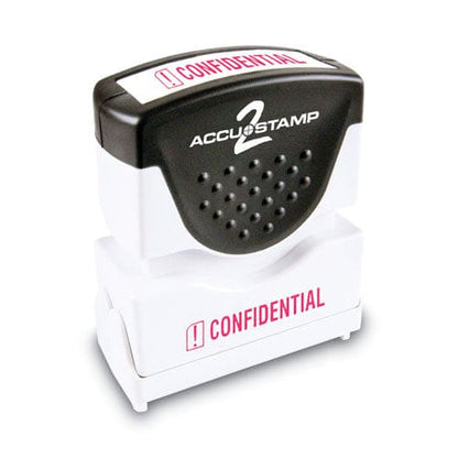 ACCUSTAMP2 Pre-inked Shutter Stamp Red Confidential 1.63 X 0.5 - Office - ACCUSTAMP2®