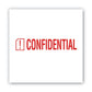 ACCUSTAMP2 Pre-inked Shutter Stamp Red Confidential 1.63 X 0.5 - Office - ACCUSTAMP2®