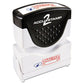 ACCUSTAMP2 Pre-inked Shutter Stamp Red/blue Draft 1.63 X 0.5 - Office - ACCUSTAMP2®