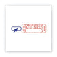 ACCUSTAMP2 Pre-inked Shutter Stamp Red/blue Entered 1.63 X 0.5 - Office - ACCUSTAMP2®