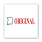 ACCUSTAMP2 Pre-inked Shutter Stamp Red/blue Original 1.63 X 0.5 - Office - ACCUSTAMP2®