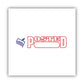 ACCUSTAMP2 Pre-inked Shutter Stamp Red/blue Posted 1.63 X 0.5 - Office - ACCUSTAMP2®