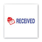 ACCUSTAMP2 Pre-inked Shutter Stamp Red/blue Received 1.63 X 0.5 - Office - ACCUSTAMP2®