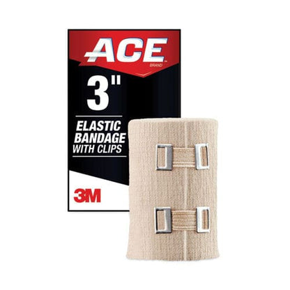 ACE Elastic Bandage With E-z Clips 3 X 64 - Janitorial & Sanitation - ACE™