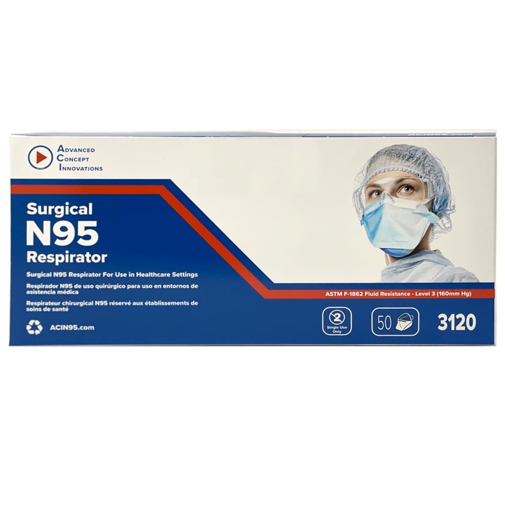 ACI Surgical N95 Respirator Mask Model 3120 (50 ct.) - Tools - ACI