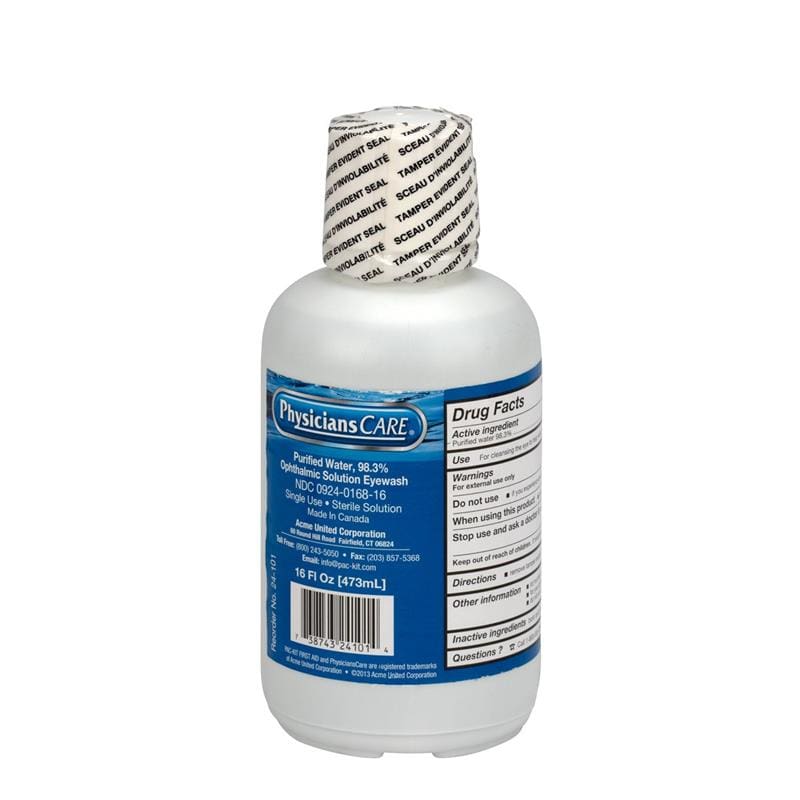 ACME United 16 Oz Replacement Eye Wash Bottles (Pack of 2) - Nursing Supplies >> Eye Wash Station - ACME United