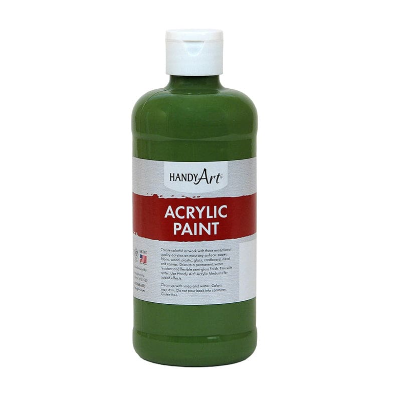 Acrylic Paint 16 Oz Green Oxide (Pack of 6) - Paint - Rock Paint Distributing Corp