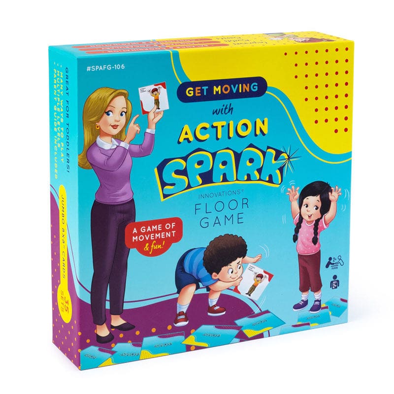 Action Cards Spark Floor Game - Card Games - Spark Innovations