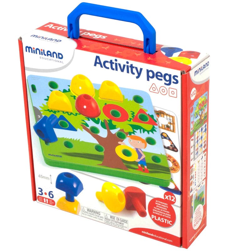 Activity Pegs - Manipulatives - Miniland Educational Corporation