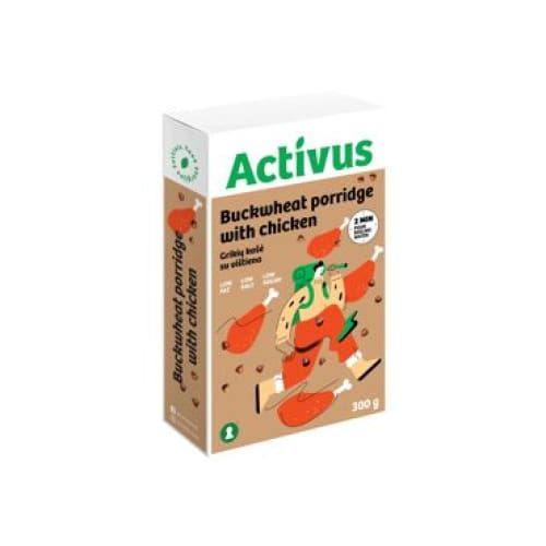 ACTIVUS Buckwheat Porridge with Chicken 10.58 oz. (300 g.) - Activus