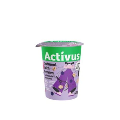 ACTIVUS Oatflakes Porridge with Berries 2.12 oz. (60 g.) - Activus