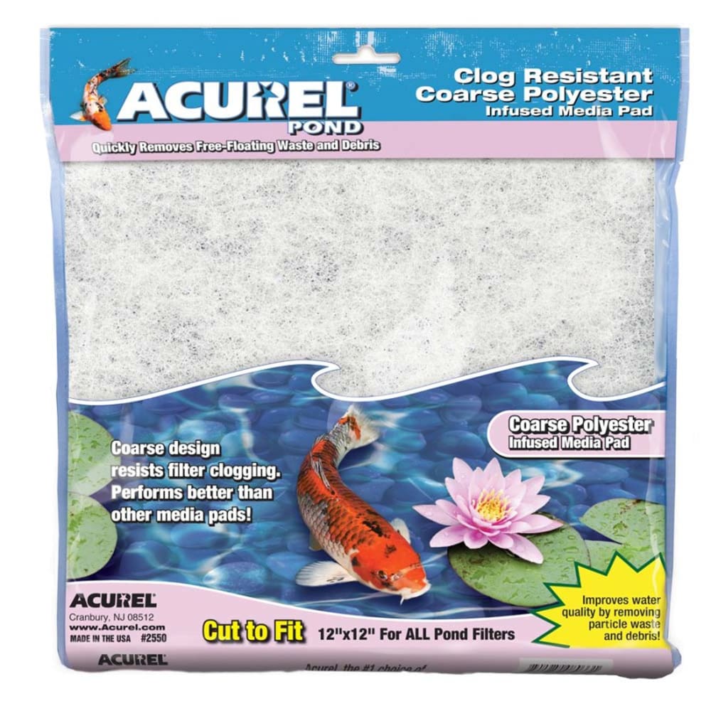 Acurel Coarse Polyester Media Pad 12 in x 12 in - Pet Supplies - Acurel