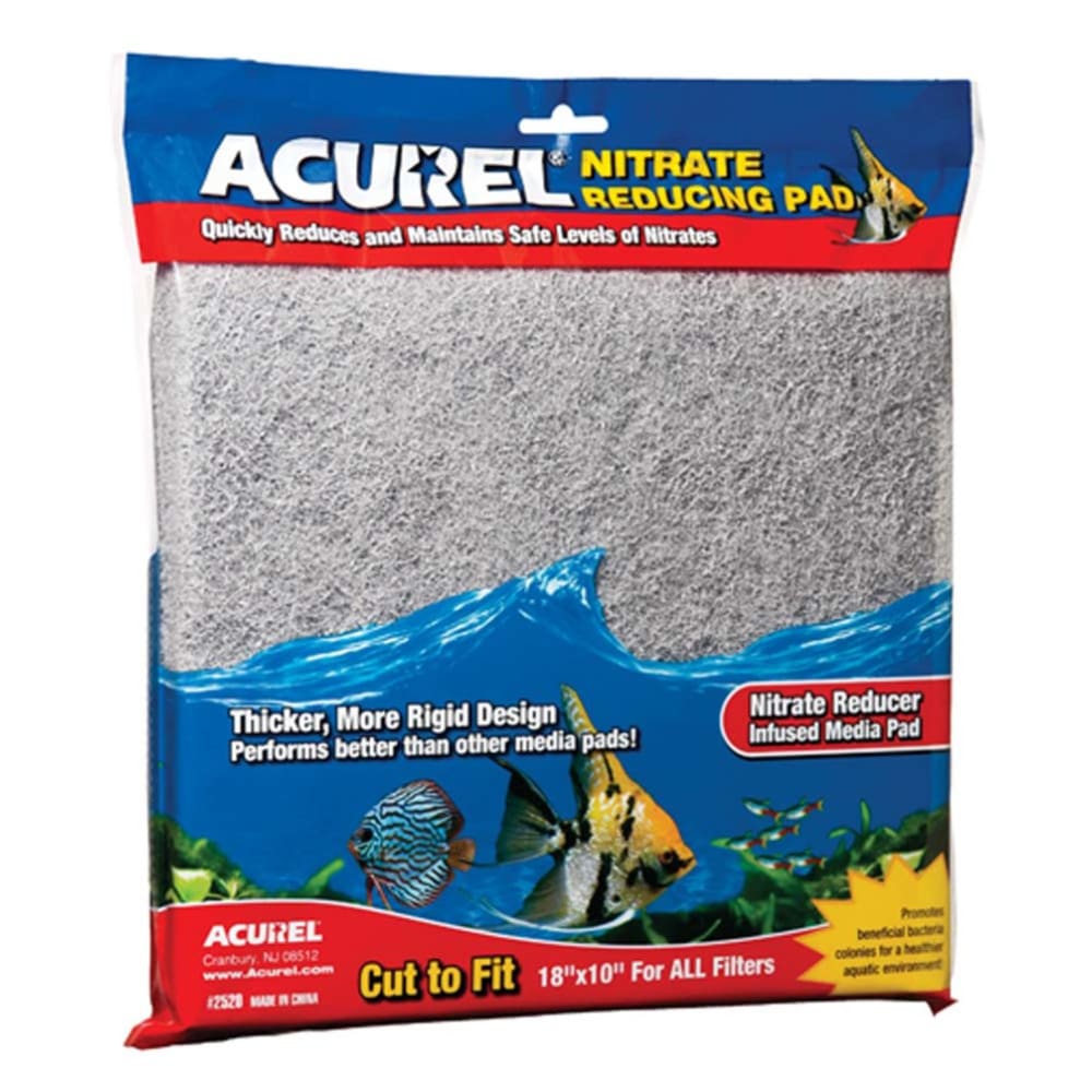 Acurel Cut to Fit Nitrate Reducing Filter Media Pad Grey 18 in x 10 in - Pet Supplies - Acurel