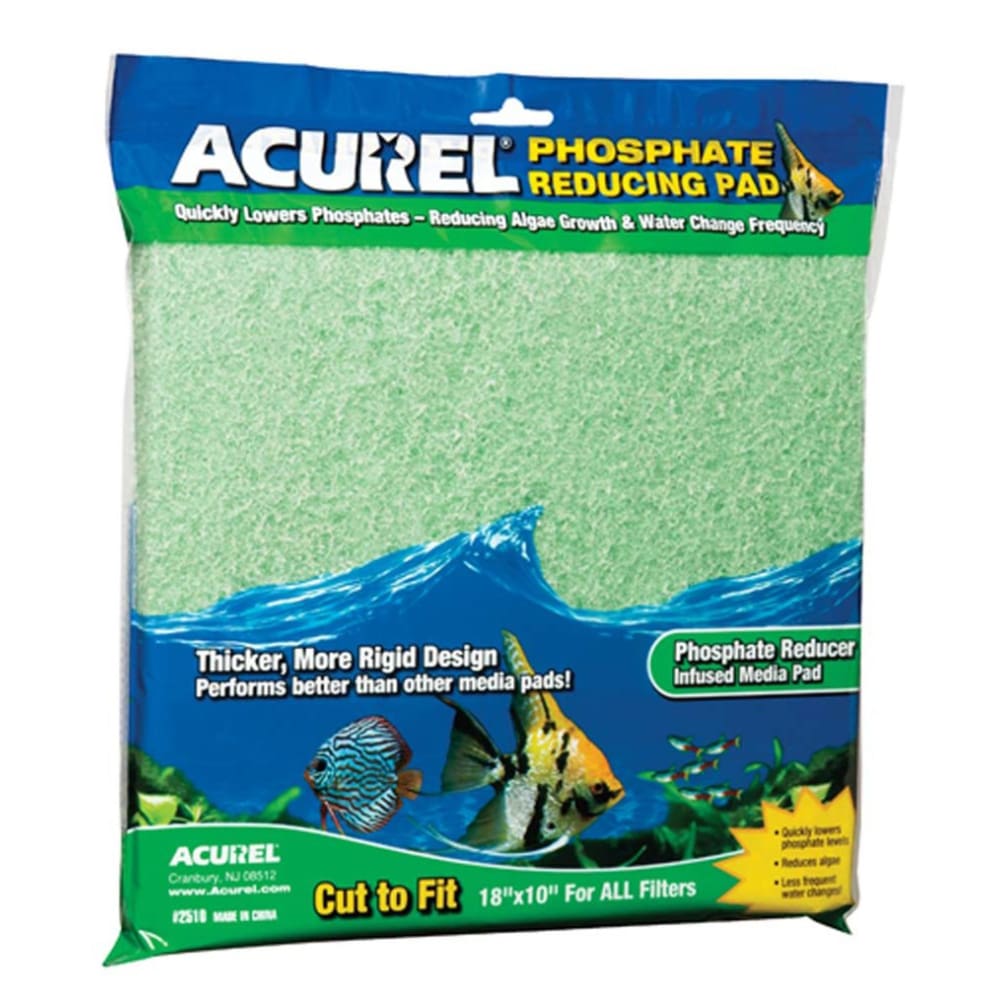 Acurel Cut to Fit Phosphate Reducing Filter Media Pad Green 18 in x 10 in - Pet Supplies - Acurel
