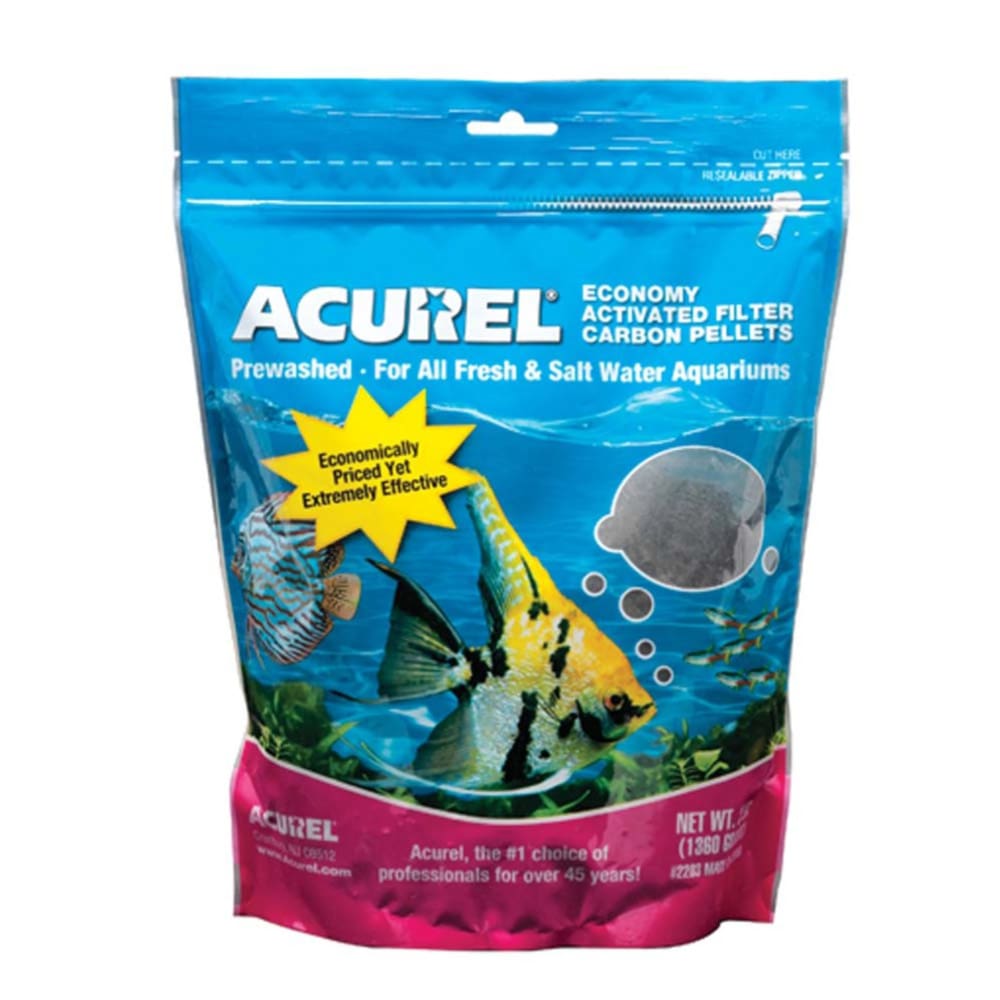 Acurel Economy Activated Carbon Filter Pellets 3 lb Large - Pet Supplies - Acurel
