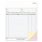 Adams 3-part Sales Book Three-part Carbonless 3.25 X 7.13 50 Forms Total - Office - Adams®