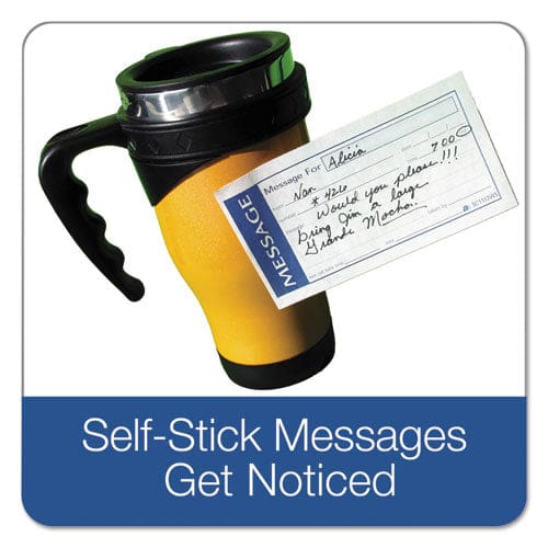 Adams Write ’n Stick Phone Message Book Two-part Carbonless 4.75 X 2.75 4 Forms/sheet 200 Forms Total - Office - Adams®