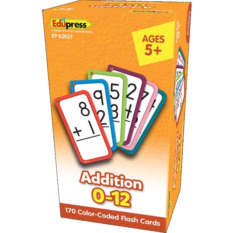 Addition Flash Cards All Facts 0-12 (Pack of 3) - Flash Cards - Teacher Created Resources