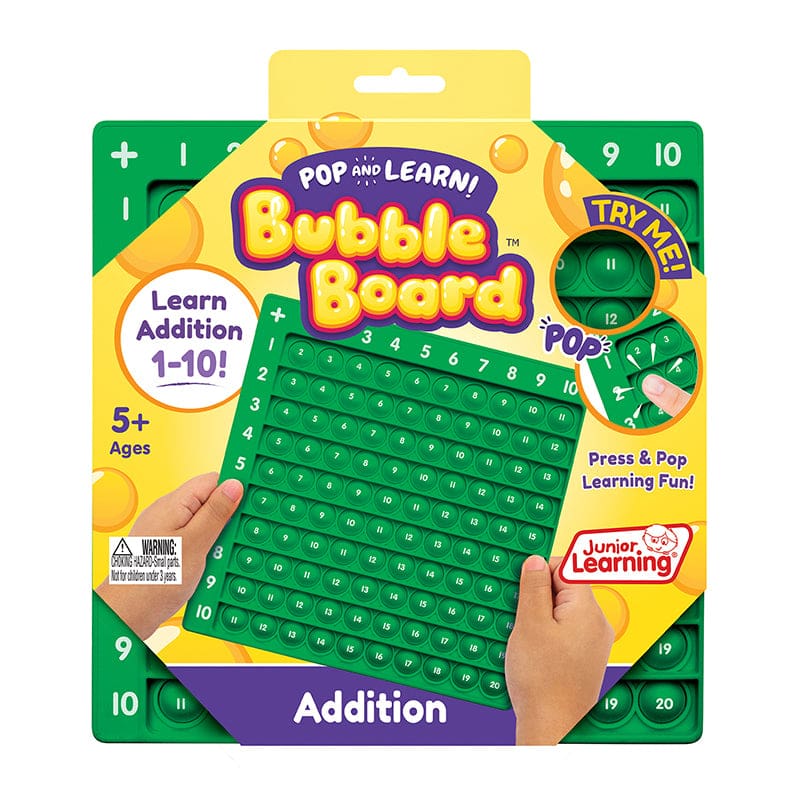 Addition Pop And Learn Bubble Board - Addition & Subtraction - Junior Learning