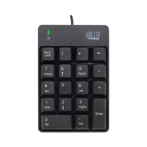 Adesso Spill-resistant 18-key Numeric Keypad Black - Technology - Adesso