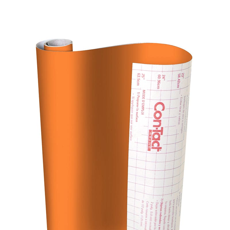 Adhesive Roll Orange 18In X 50 Ft - Contact Paper - Kittrich Corporation