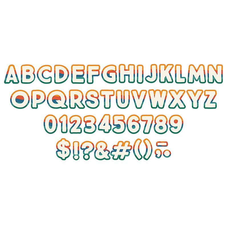 Adventurer Deco Letters (Pack of 6) - Letters - Eureka