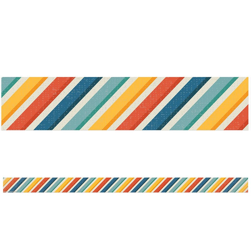 Adventurer Stripes Deco Trim (Pack of 12) - Border/Trimmer - Eureka