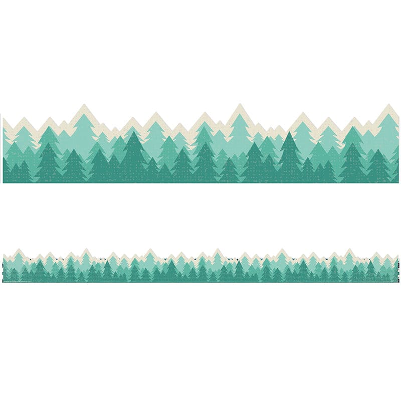 Adventurer Trees Wide Deco Trim (Pack of 10) - Border/Trimmer - Eureka