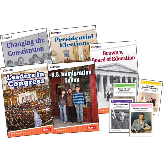 Icivic Gr1 Leadership & Responsibil 5 Book Set & Game Cards