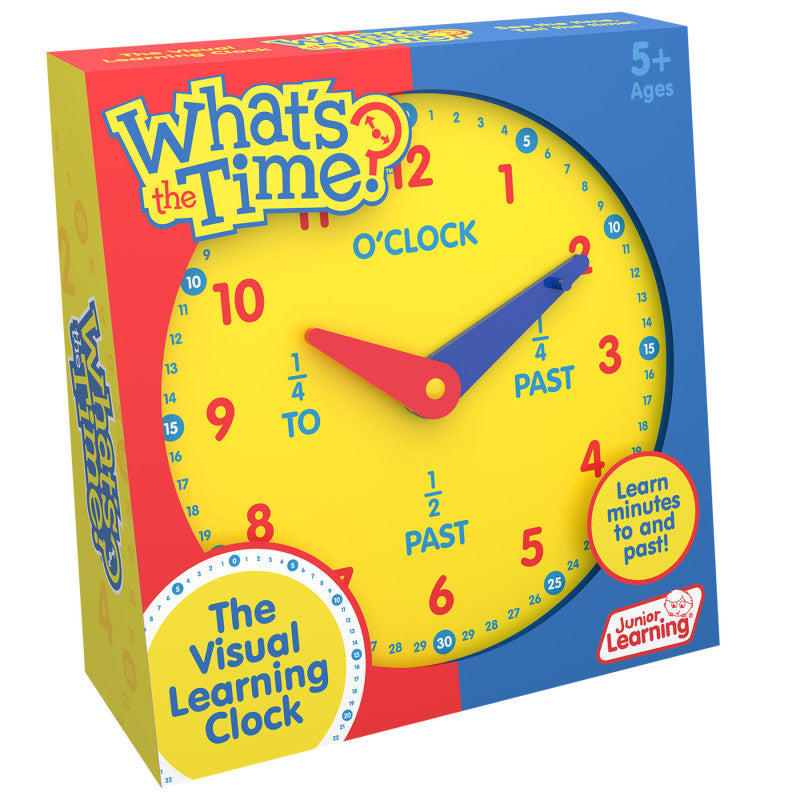 Whats The Time Geared Clock (Pack of 6)