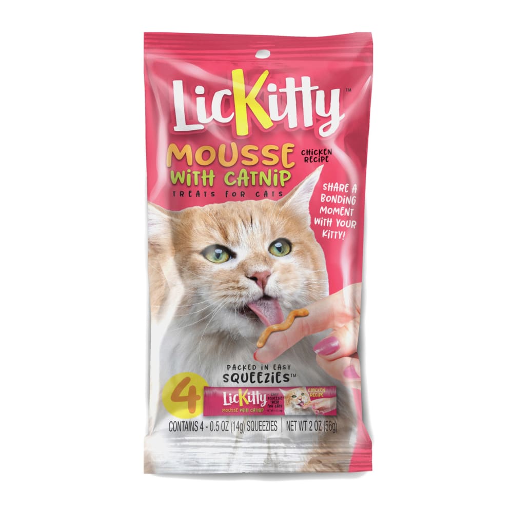 Against the Grain LicKitty Mousse with Catnip Treat Chicken; 17ea-2 oz - Pet Supplies - Against