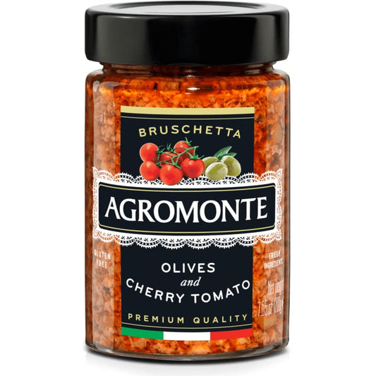 AGROMONTE Grocery > Pantry > Condiments AGROMONTE: Bruschetta Olv Chry Tmato, 7.05 oz