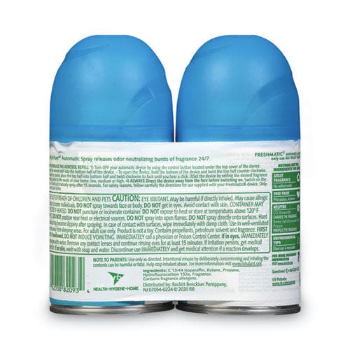 Air Wick Freshmatic Ultra Automatic Spray Refill Fresh Waters 5.89 Oz Aerosol Spray 2/pack - Janitorial & Sanitation - Air Wick®