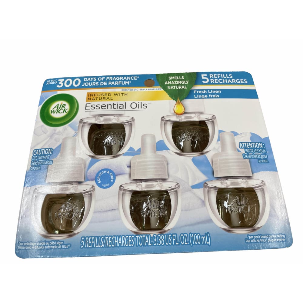 Air Wick Air Wick Plug in Scented Oil Refill, Fall Limited Edition , Multiple Choice Scent, 5 ct (3.38 oz)