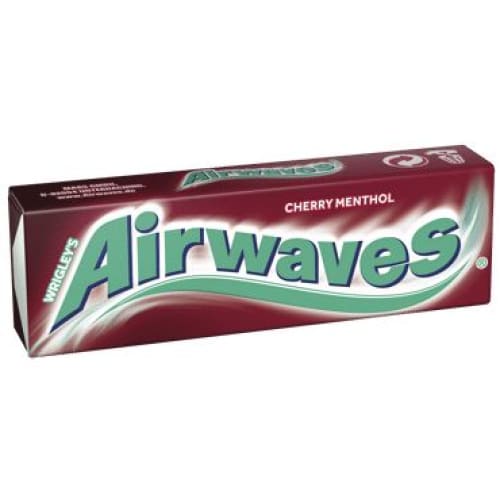 AIRWAVES Chewing Gum with Cherry menthol 0.49 oz. (14 g.) - AIRWAVES