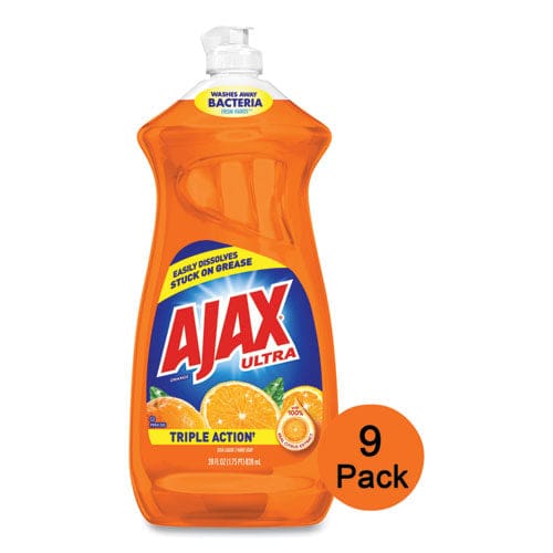 Ajax Dish Detergent Liquid Orange Scent 28 Oz Bottle 9/carton - Janitorial & Sanitation - Ajax®