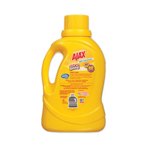 Ajax Laundry Detergent Liquid Stain Be Gone Linen And Limon Scent 40 Loads 60 Oz Bottle 6/carton - Janitorial & Sanitation - Ajax®