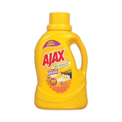 Ajax Laundry Detergent Liquid Stain Be Gone Linen And Limon Scent 40 Loads 60 Oz Bottle 6/carton - Janitorial & Sanitation - Ajax®