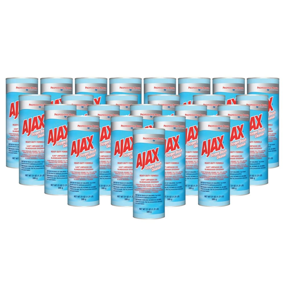 Ajax Oxygen Bleach Powder Cleanser (21 oz./can 24 cans) - Cleaning Supplies - Ajax Oxygen