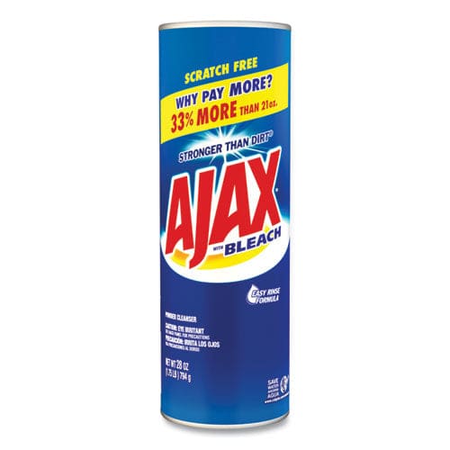 Ajax Powder Cleanser With Bleach 28 Oz Canister 12/carton - Janitorial & Sanitation - Ajax®