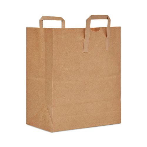 AJM Packaging Corporation Handle Bag 17.75 X 21 Brown 400/bundle - Food Service - AJM Packaging Corporation