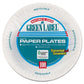 AJM Packaging Corporation Paper Plates 9 Dia White 100/pack 12 Packs/carton - Food Service - AJM Packaging Corporation