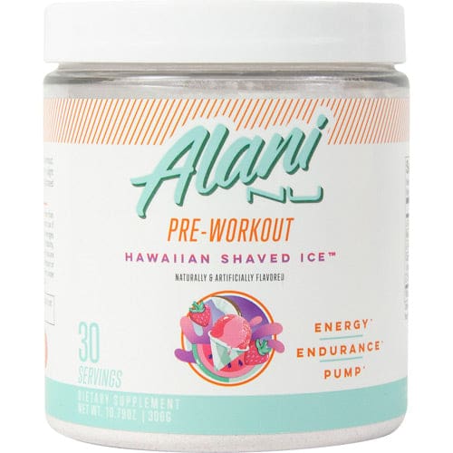 Alani Nu Pre-Workout Hawaiian Shaved Ice 30 servings - Alani Nu