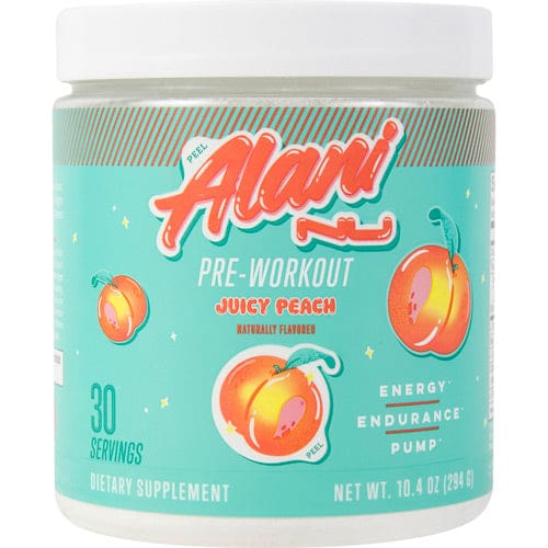 Alani Nu Pre-Workout Juicy Peach 30 servings - Alani Nu