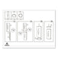 Alba Triangular Umbrella Stand Steel 10.25w X 10.25d X 23.67h Silver/black - Furniture - Alba™