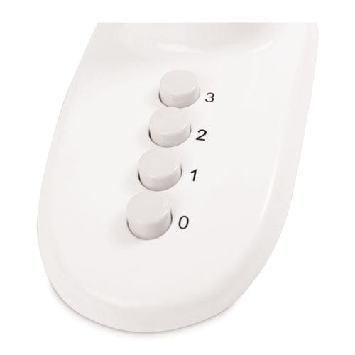 Alera 12 3-speed Oscillating Desk Fan Plastic White - Janitorial & Sanitation - Alera®