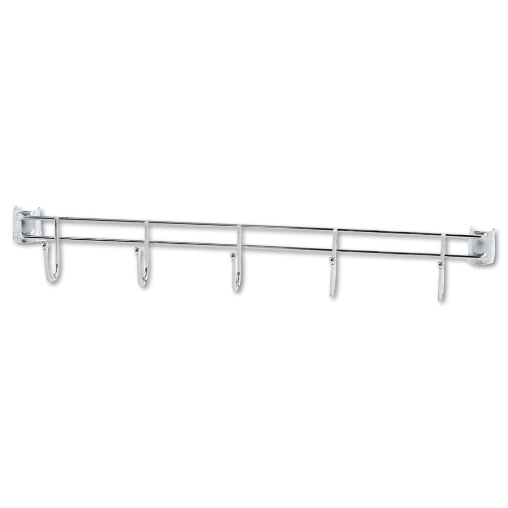 Alera 24 Hook Bars For Wire Shelving Silver - 2 pack - Garage & Tool Organization - Alera