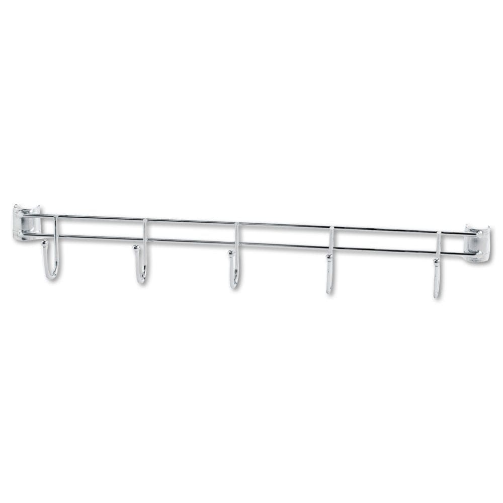 Alera 24 Hook Bars For Wire Shelving Silver - 2 pack - Garage & Tool Organization - Alera