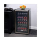 Alera 3.4 Cu. Ft. Beverage Cooler Stainless Steel/black - Food Service - Alera™