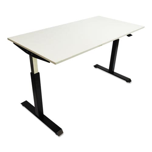 Alera Adaptivergo Pneumatic Height-adjustable Table Base 59.06w X 28.35d X 26.18 To 39.57h Gray - Furniture - Alera®